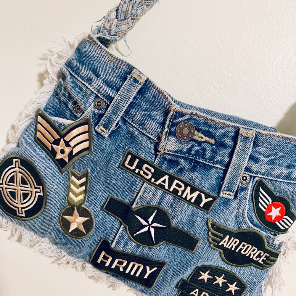 Fashion Jeans Hand Making Shoulder Bag